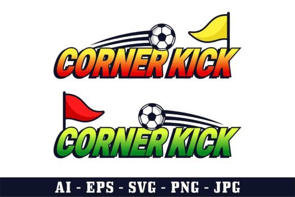 Corner Kick with Flag in Soccer Game Design