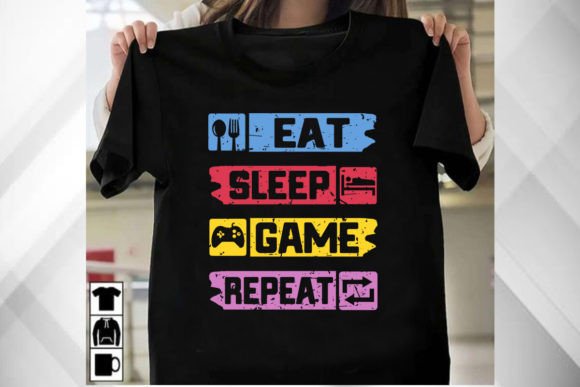 Eat Sleep Game Repeat T-Shirt: Design and Merchandise Insights