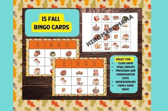 Engaging Preschool Fall Bingo Game for Classroom Fun