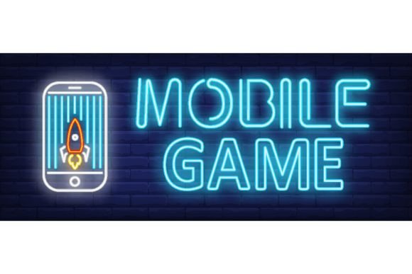 Enhancing Mobile Gaming with Neon Text and Rocket Game A: A Visual Revolution