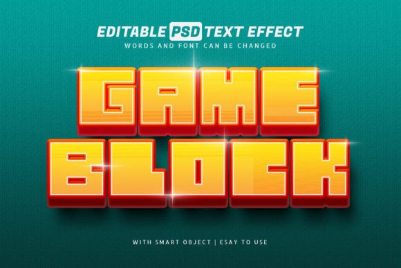 Game Block 3D Style Text Effect Editable: A Modern Design Tool for Creative Flexibility