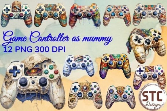 Game Controller As Mummy Sublimation: Creative Design for Print-on-Demand and Beyond
