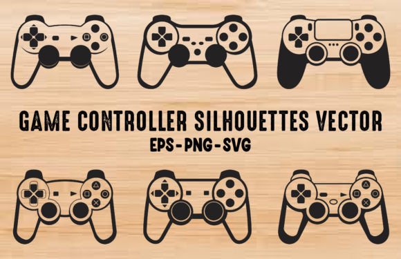 Game Controller Silhouettes Clipart: Creative Fuel for Gamers, Designers, and Entrepreneurs