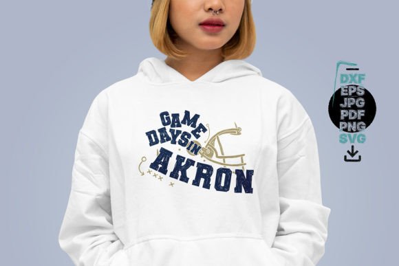 Game Days in Akron: Celebrating College Football Spirit with Digital Design Files