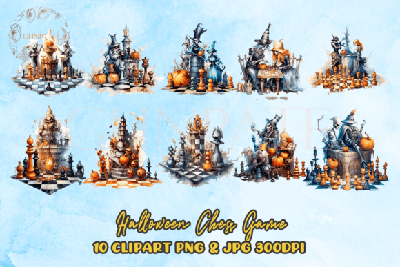 Halloween Chess Game Clipart: Strategic Design for Seasonal Creativity and Business Impact