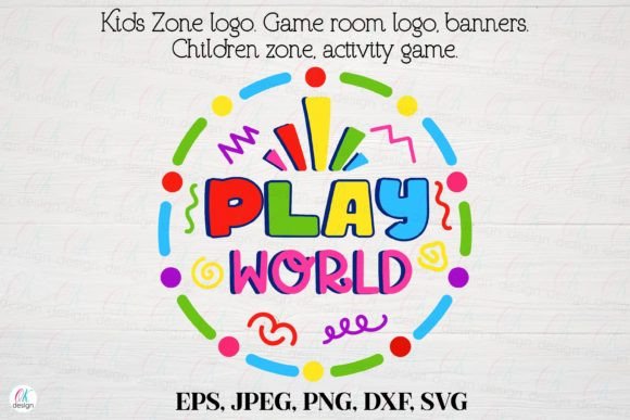 Kids Zone Logo 17: Strategic Design for Game Rooms and Activity Centers