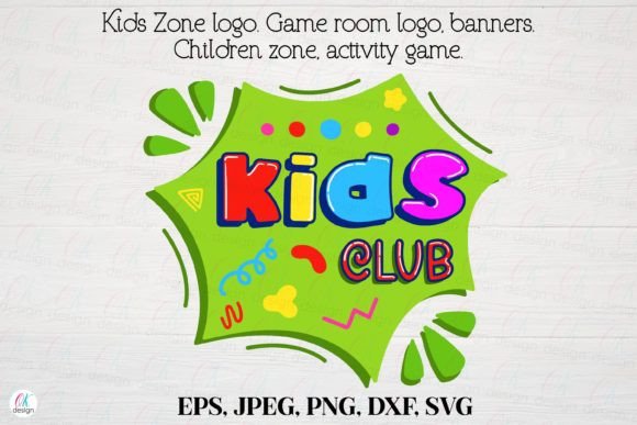 Kids Zone Logo 4: Perfect Logo Design for Game Rooms and Activity Centers