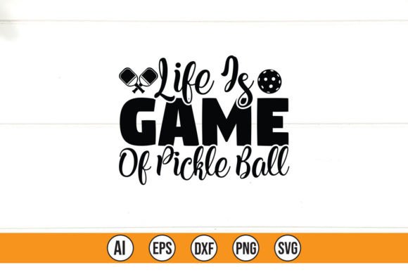 Life is Game of Pickle Ball: A Bold Typography Choice for Dynamic Design