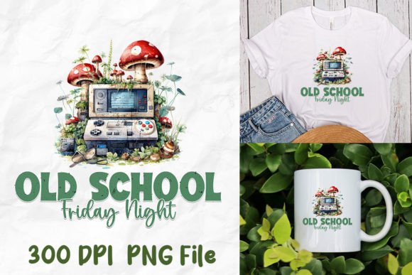 Old School Friday Night Game Console: A Digital Design Resource for Creative Professionals