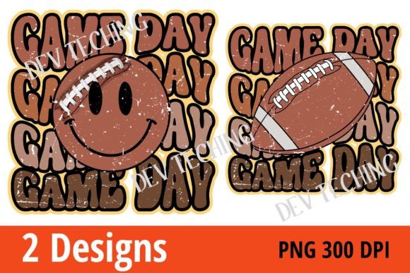 Retro Football Game Day PNG: A Unique Design Resource for Fans and Creators