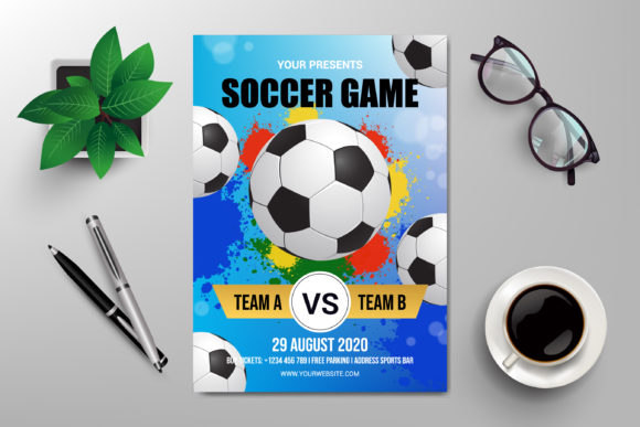 Soccer Game Flyer Template: Design Made Easy