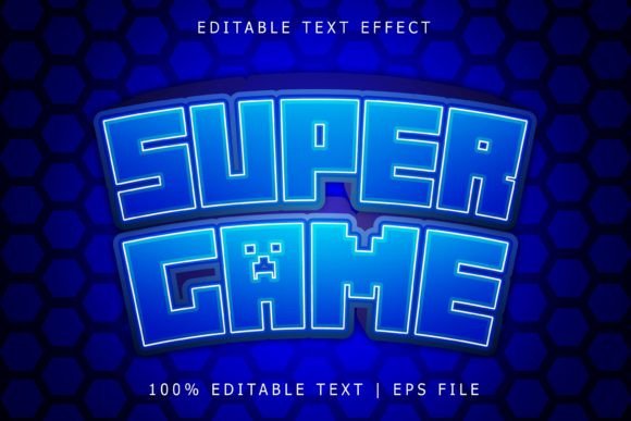 Super Game Editable Text Effect: A Game-Changer for Adobe Illustrator Users