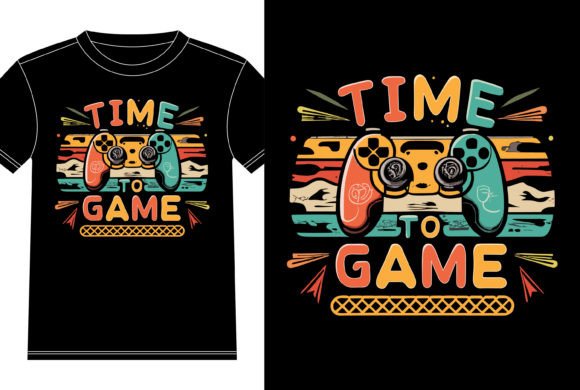 Time to Game Gamer Lover Tshirt Design: A Versatile Digital Asset for Creative Projects