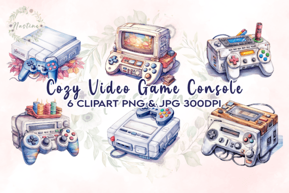 Video Game Console Clipart: A Versatile Asset for Modern Design and Merchandise